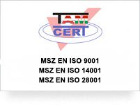 TÜV CERT – MSZ EN ISO 9001, 14001 és 28001